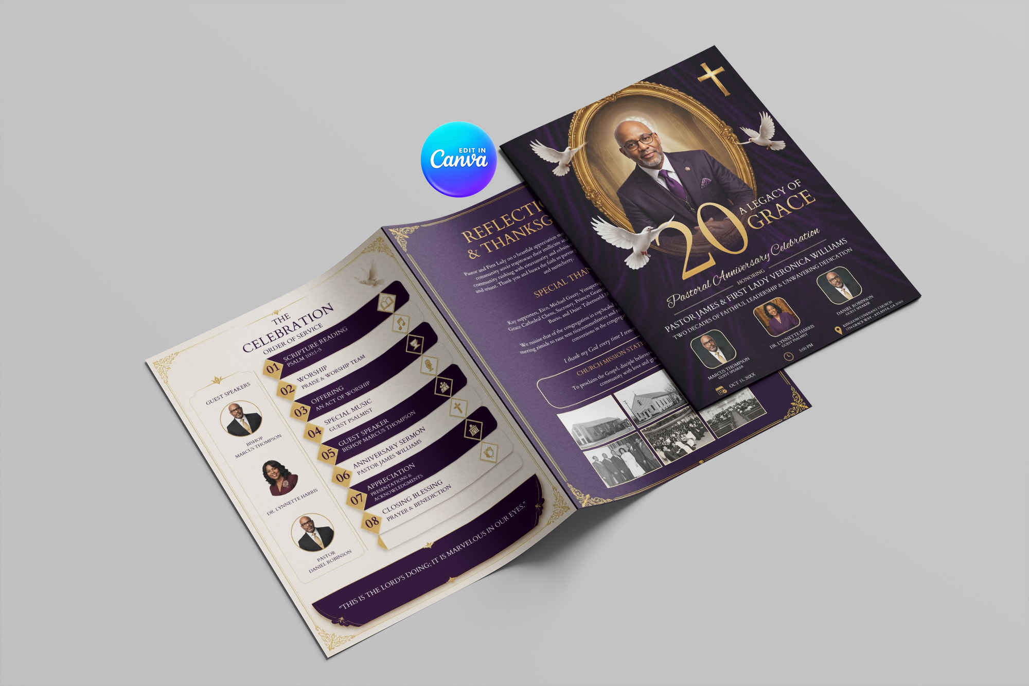 Chruch Anniversary template 
